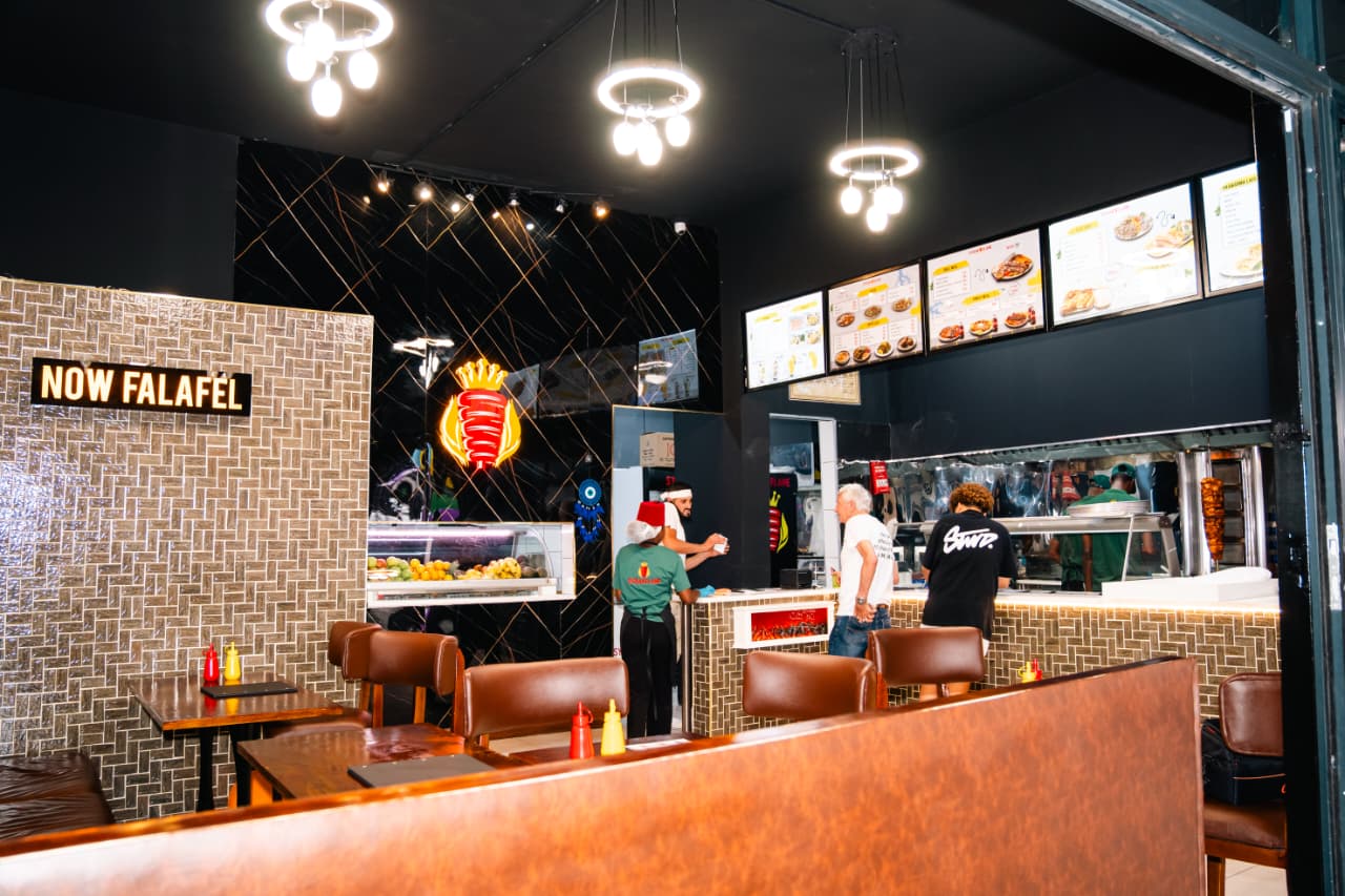 Syrian Flame restaurant interior